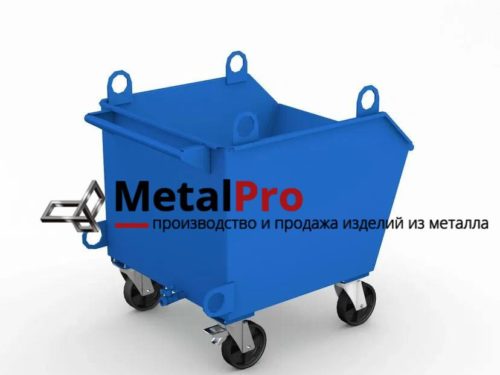 Контейнер-телега для строительных материалов